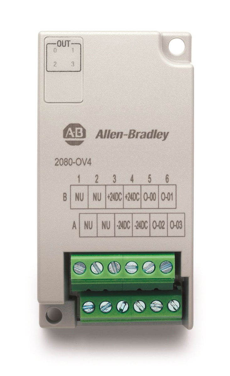 Allen Bradley Bulletin 2080 Series PLC I/O Module for Use with Micro 800 System, Digital, Digital, 10.8 → 30 V dc