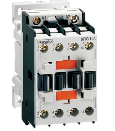 Lovato Contactor, 400 V Coil, 3-Pole, 12 A, 5 kW 24 V, 1 NC