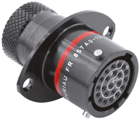 Souriau Sunbank by Eaton Circular Connector, 22 Contacts, Panel, Standard Connector, Socket, Female, IP67, 8STA Series