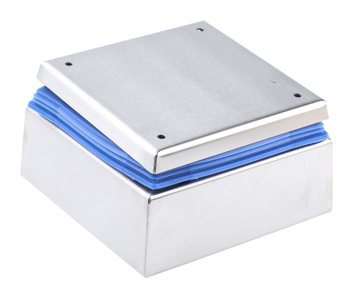 Rittal HD Series Stainless Steel Terminal Box, IP66, IPX9, 150 mm x 150 mm x 80mm