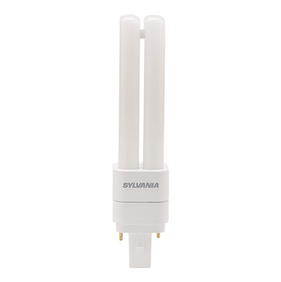 Sylvania ToLEDo Lynx G24D LED Bulbs 7 W(18W), 4000K, Cool White, U Bend shape