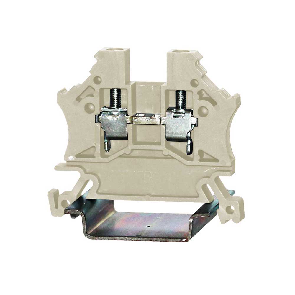 RS PRO White, Single-Level, Cage Clamp Termination