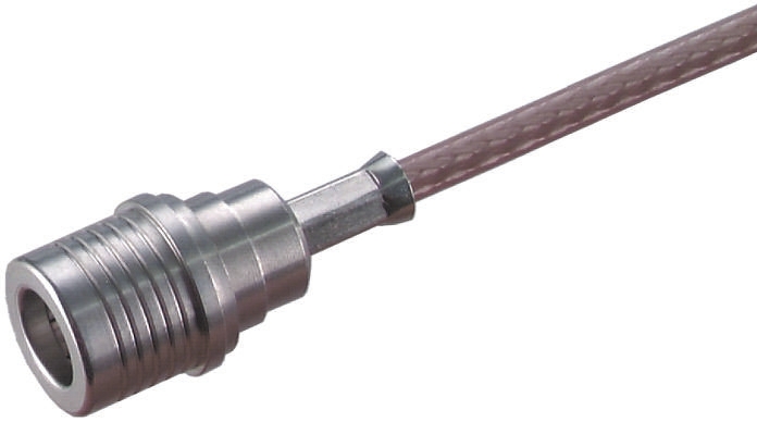Huber+Suhner, Plug Cable Mount QMA Connector, 50Ω, Crimp Termination, Straight Body