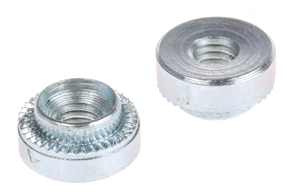 Hank Zinc plated & clear Passivated Steel Rivet Bush, M5