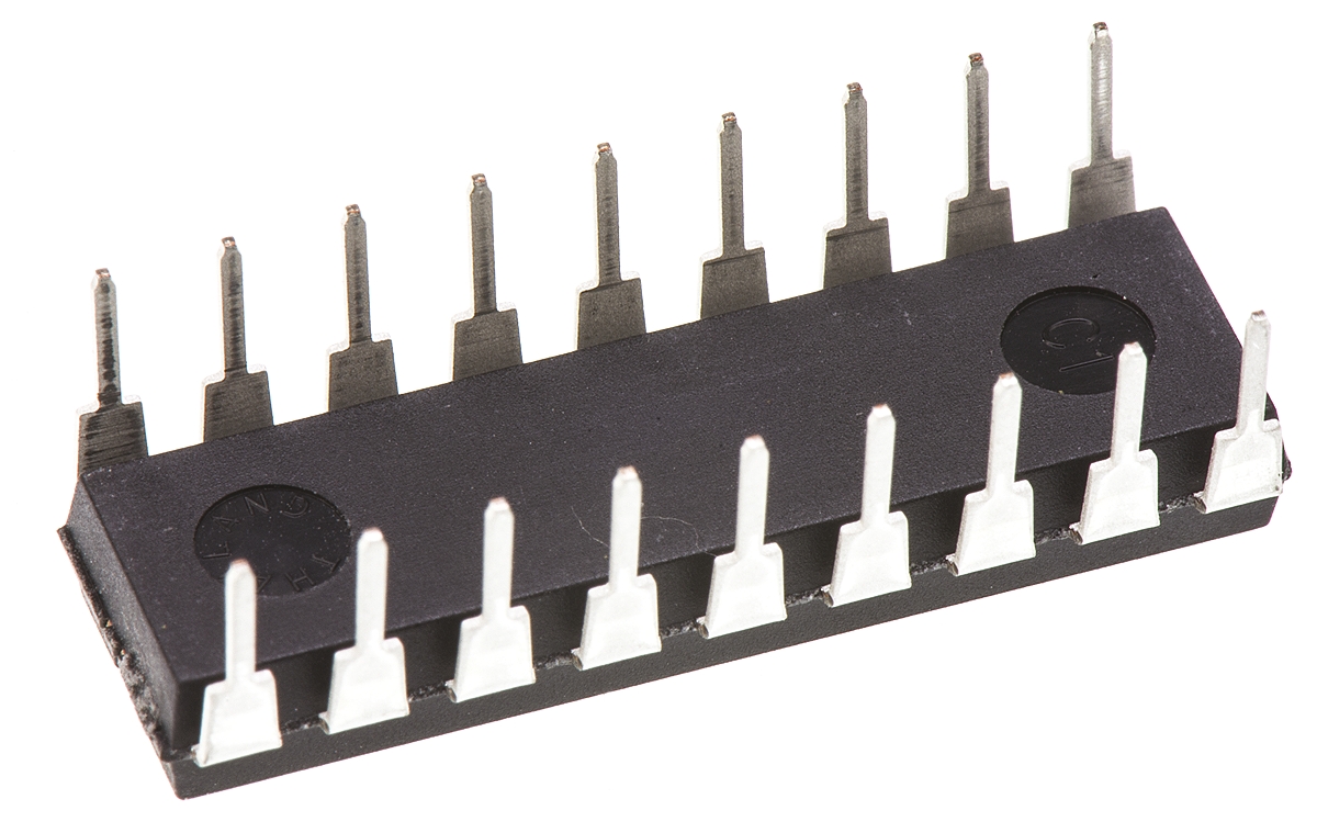 Microchip, 8bit PIC, PIC16F Microcontroller, 4MHz, 1024 x 14 words, 64 x 14 words Flash, 18-Pin PDIP