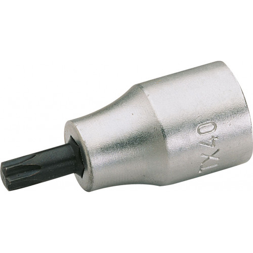 SAM 1/4 in, 1/4 in Drive Bit Socket, Torx Bit, T20, 35 mm Overall Length