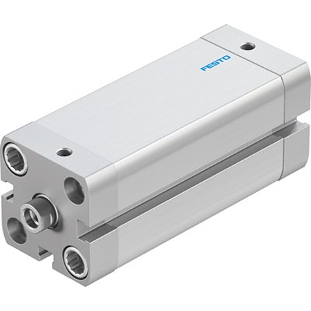 Festo Pneumatic Compact Cylinder - ADN-25-80-I-P-A 25 mm Bore, 80 mm ADN Series, Double Acting Acting