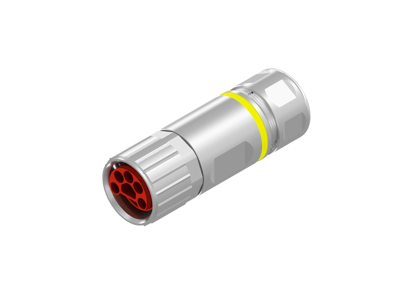 CONEC Connector, 10 Contacts, Cable, B23 Connector, Socket, Female, IP65, IP67, 58-20 Series