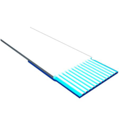 Samtec FJH Series FFC Ribbon Cable, 10-Way, 0.5mm Pitch, 4mm Length