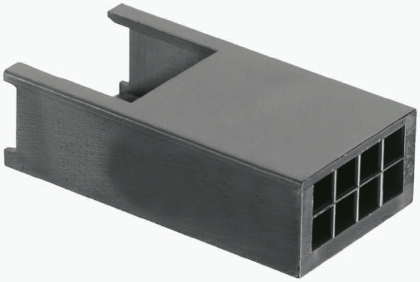 TE Connectivity, AMPMODU MOD II Female Connector Housing, 2.54mm Pitch, 8 Way, 1 Row