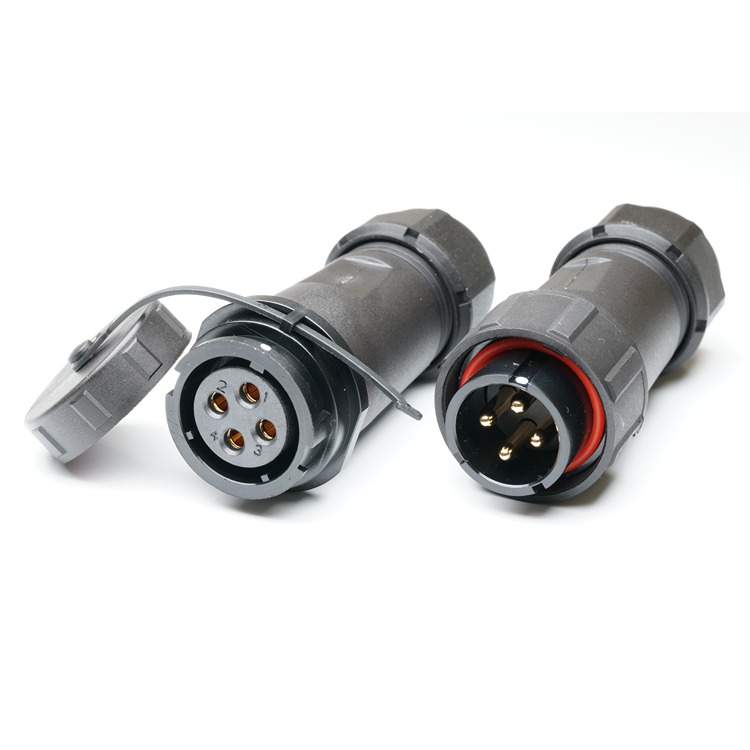RS PRO Circular Connector, 4 Contacts, In-Line Cable Mount, SY21 Connector, Plug, Socket, Male/Female, IP68, SY21 Series