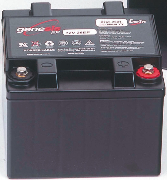 Enersys 12V M6 Sealed Lead Acid Battery, 26Ah