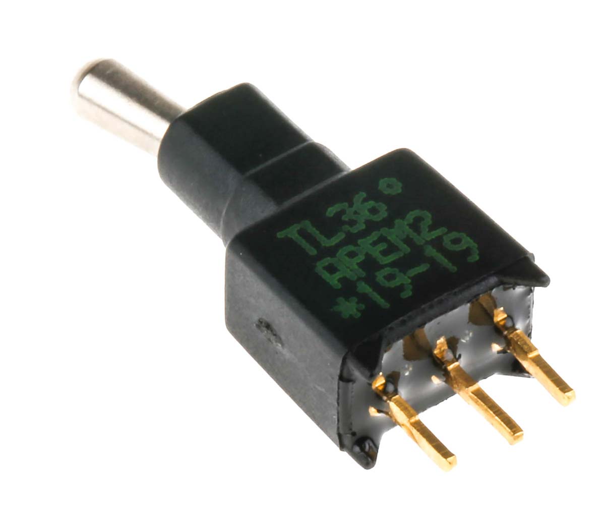 APEM Toggle Switch, PCB Mount, On-On, SPDT, Through Hole Terminal