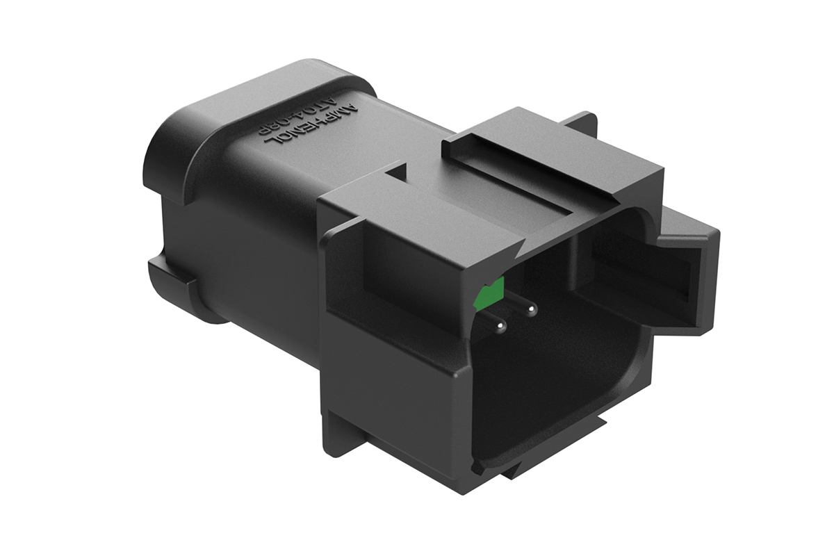 Amphenol Industrial, AT Automotive Connector Plug Black 8 Way AT04-08PB-P028