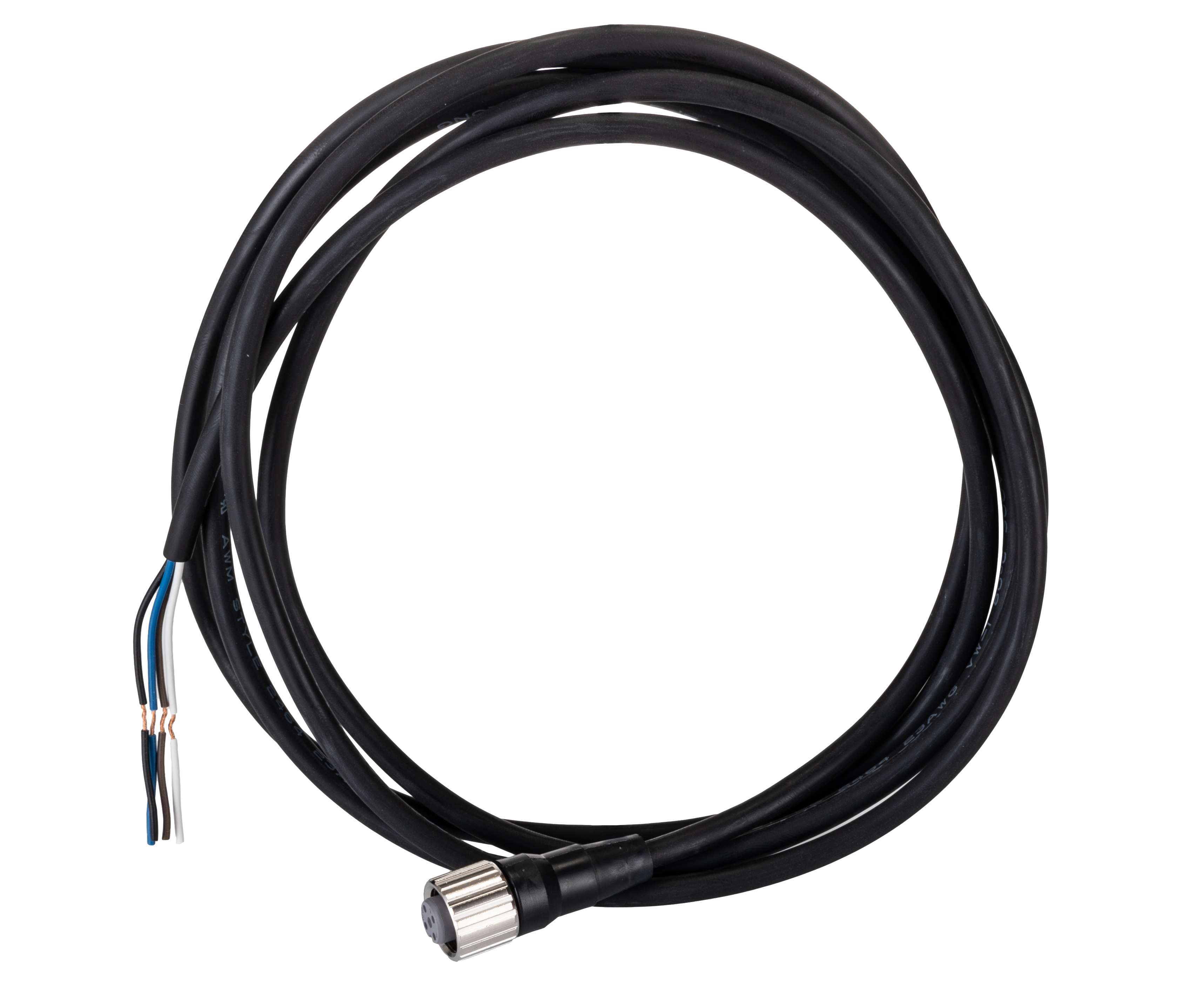Omron Female 5 way M12 to Unterminated Free End Sensor Cable, 2 m