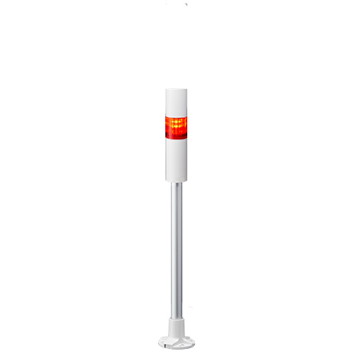 Patlite LR4 Series Coloured Buzzer Signal Tower, 1 Lights, 24 V dc, Pole Mount