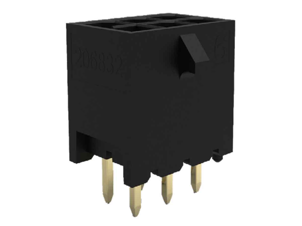 Molex Micro-Fit Series Vertical Through Hole PCB Header, 8 Contact(s), 3 mm Pitch, 2 Row, Shrouded