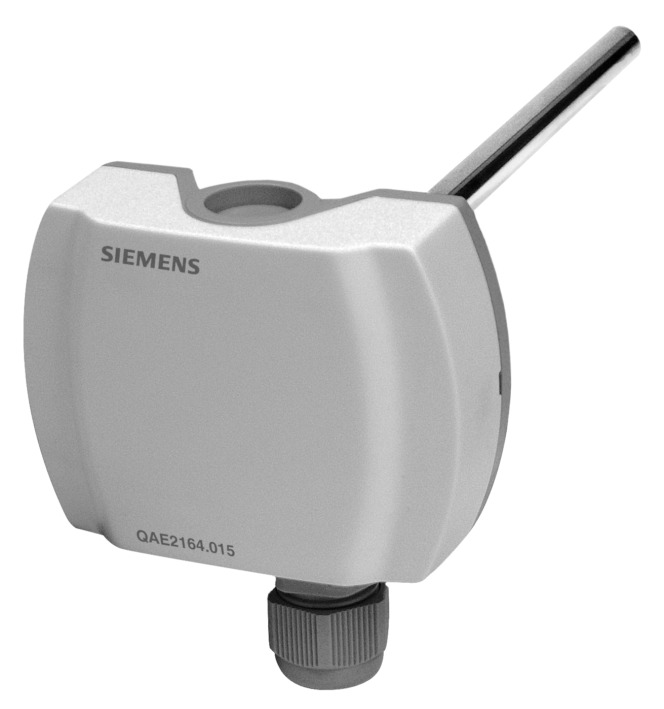 Siemens PT1000 Temperature Sensor, 100mm Long, 2 Wire, G1/2, ±1.4 K +120°C Max