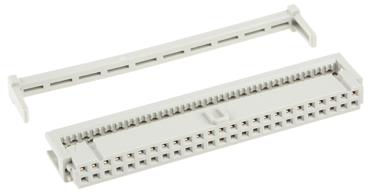 HARTING 50-Way IDC Connector Socket for Cable Mount, 2-Row