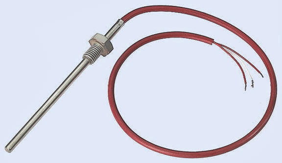 Electrotherm PT100 RTD Sensor, 6mm Dia, 30mm Long, G1/4, F0.3 +105°C Max