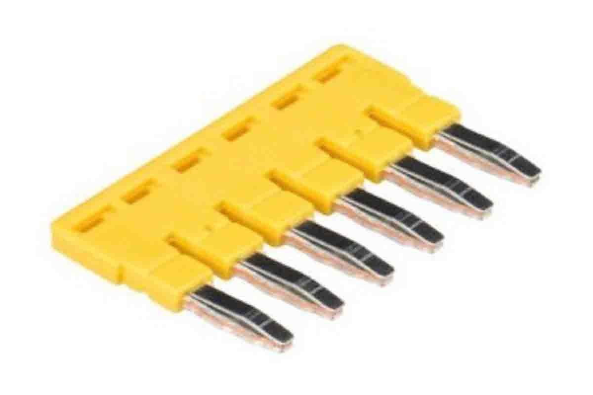 Wieland IVB WKF 4 Series Jumper Bar for Use with DIN rail terminal blocks type WKF, ATEX