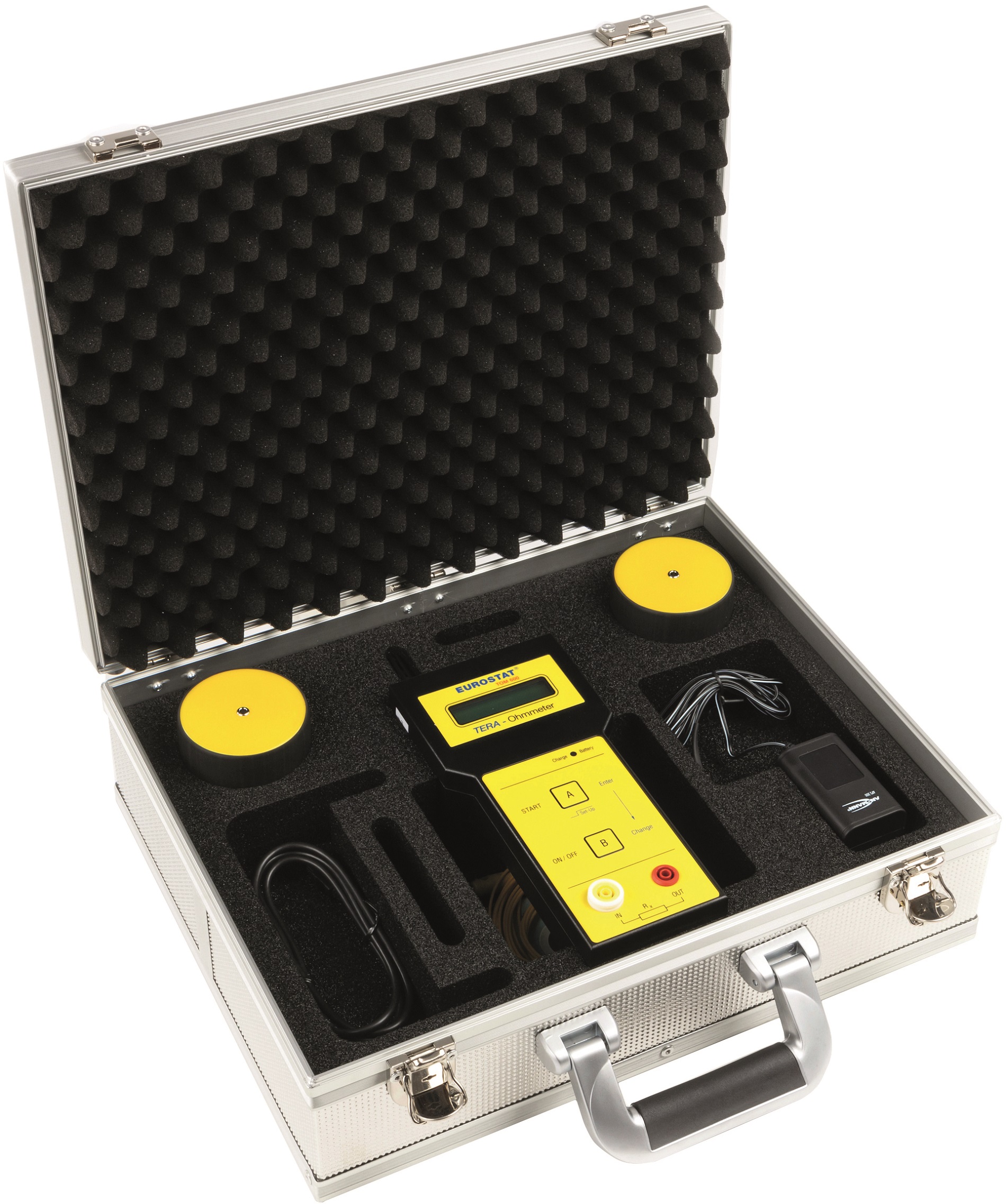 EUROSTAT Ohm Meter, 2x10e12 Ω Max