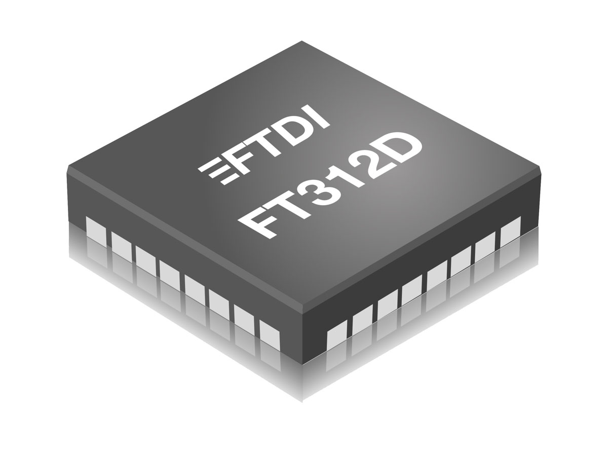 FTDI Chip FT312D-32L1C-T, USB Controller, 3.3 V, 32-Pin LQFP