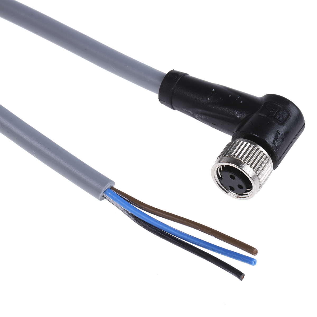 Pepperl + Fuchs Female 3 way M8 to Free End Sensor Actuator Cable, 5 m