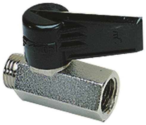 Legris Nickel Plated Brass 2 Way, Ball Valve, Threaded, BSPP 3/8in, 12bar Operating Pressure