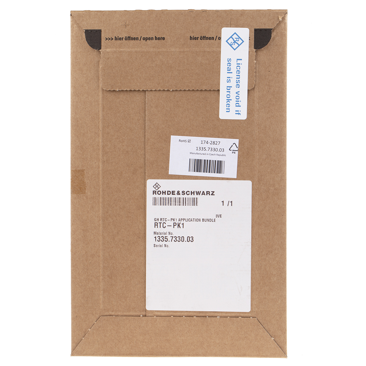 Rohde & Schwarz Application Bundle Oscilloscope Software for Use with RTC1000 Oscilloscope