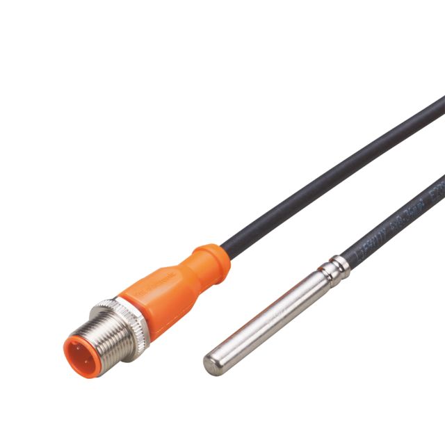 ifm electronic PT100 RTD Sensor, M12, ±0.15 % +90°C Max