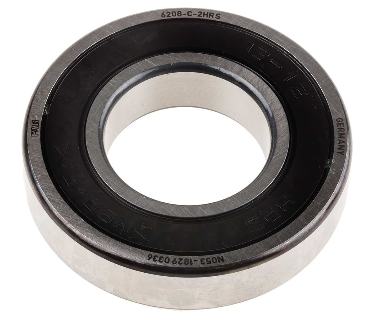 FAG 6208-C-2HRS#N1>V 1 Row Ball Bearing - 40 mm ID, 80 mm OD