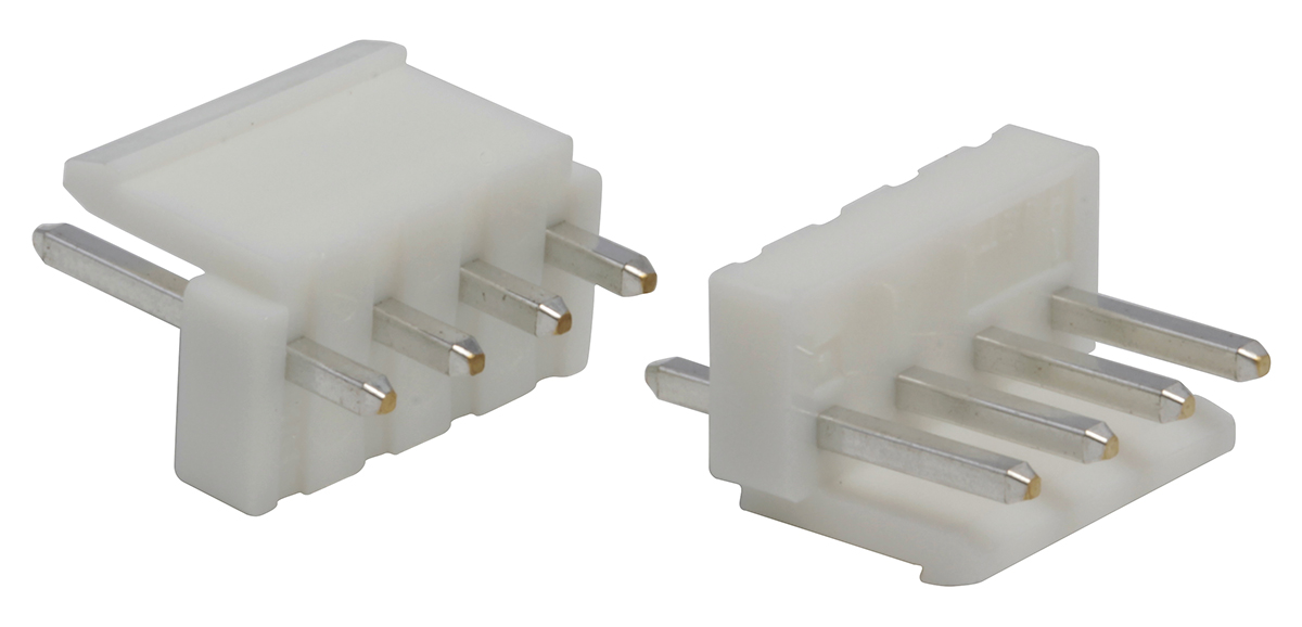 JST VH Series Straight Through Hole PCB Header, 4 Contact(s), 3.96 mm Pitch, 1 Row, Shrouded
