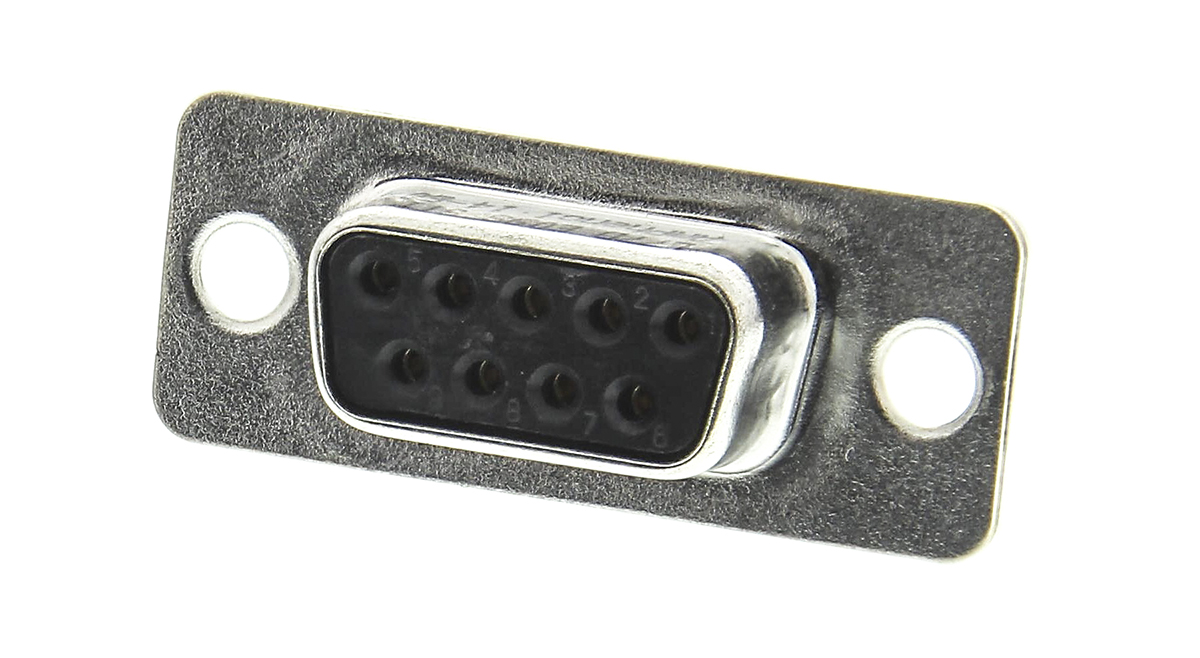 Amphenol Communications Solutions 9 Way Panel Mount D-sub Connector Socket