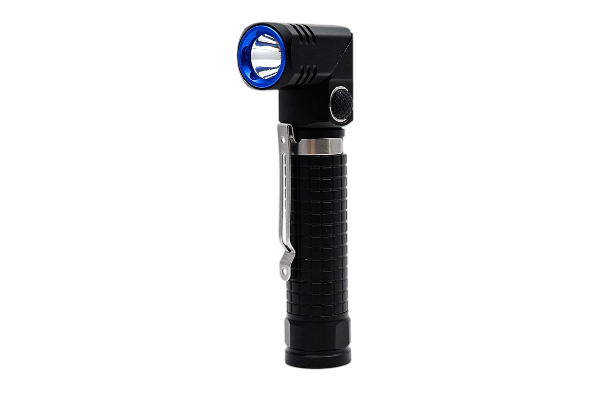 Nightsearcher LED Torch Black - Rechargeable 400 lm, 120 mm
