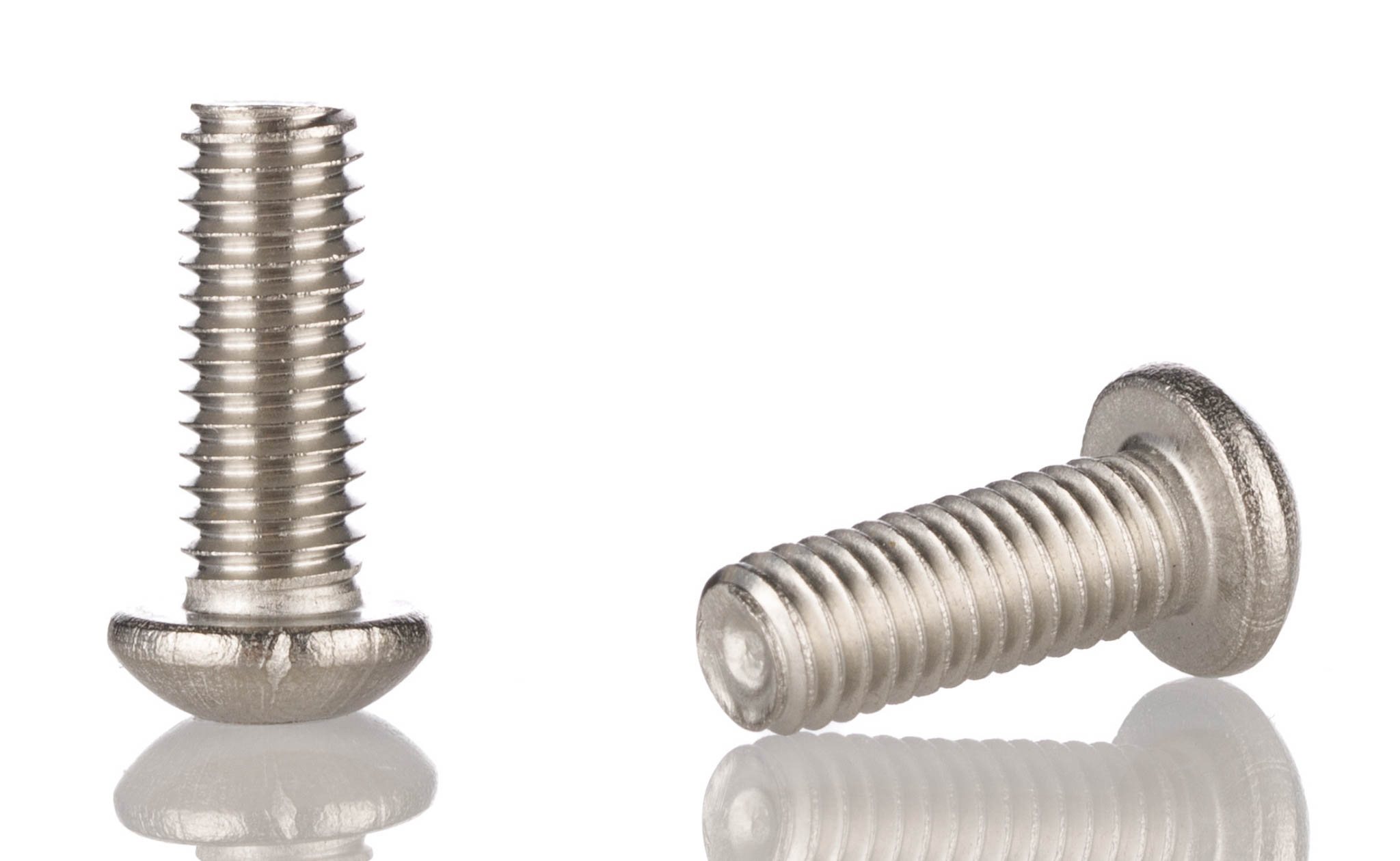 RS PRO Stainless Steel Hex Socket Button Screw, ISO 7380, M4 x 10mm