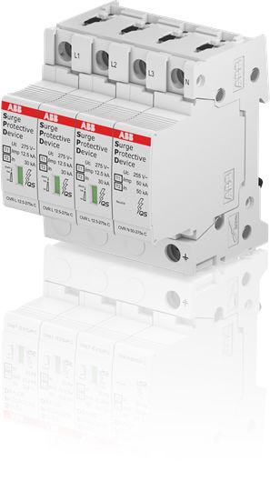ABB, OVR Surge Protection Device 400 V ac Maximum Voltage Rating 80kA Maximum Surge Current
