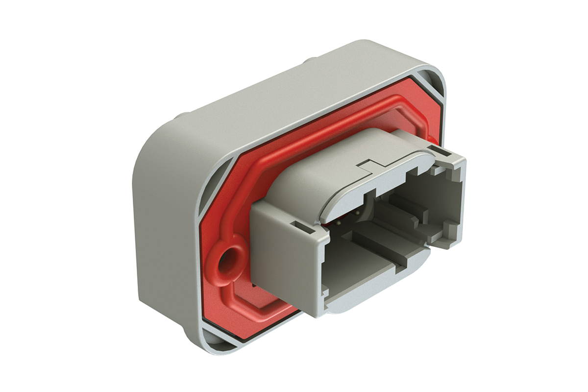 Amphenol Industrial, AT Automotive Connector Plug Grey Flange Mount 8 Way ATM15-08PA-BM03