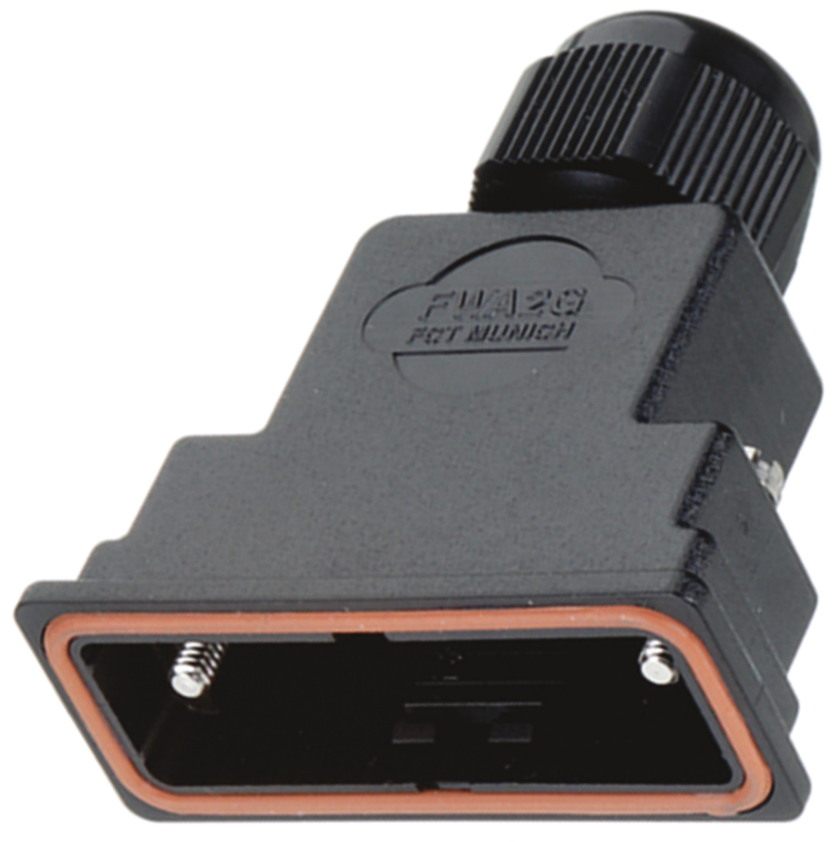 FCT from Molex FWA Series ABS D Sub Backshell, 25 Way, Strain Relief