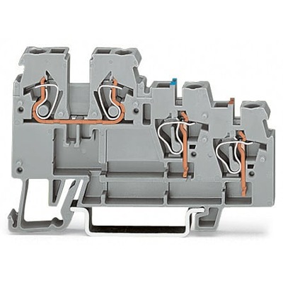 WAGO 270-560-1 270 Series Grey, 2.5mm², 3-Level, Cage Clamp Termination