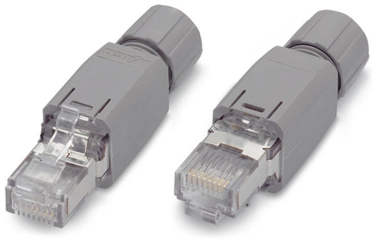 WAGO 750 Series Plug RJ45 Connector, Cat6a 1 Port 8 -Way