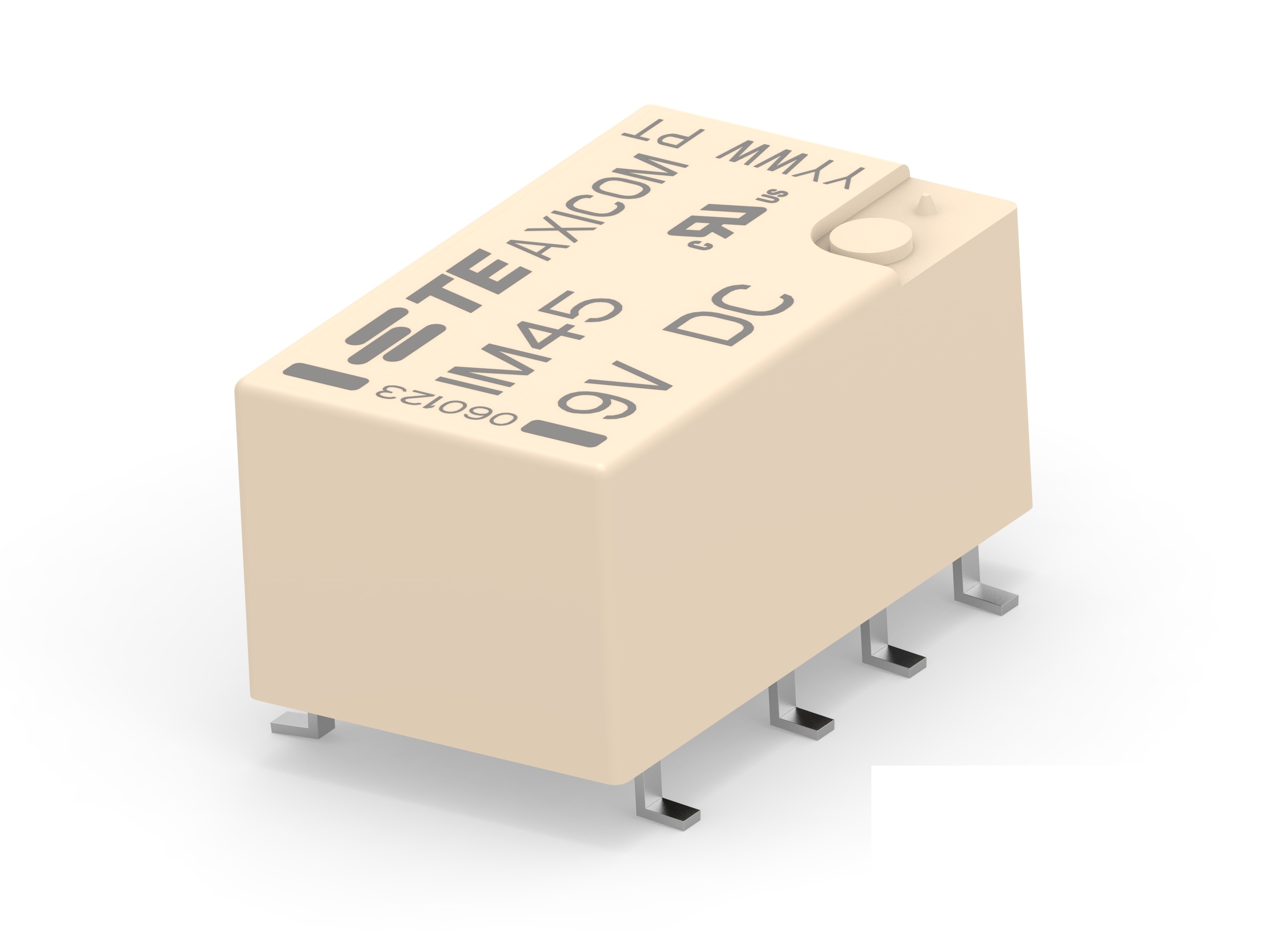 TE Connectivity PCB Mount RF Relay, 9V dc Coil, DPDT