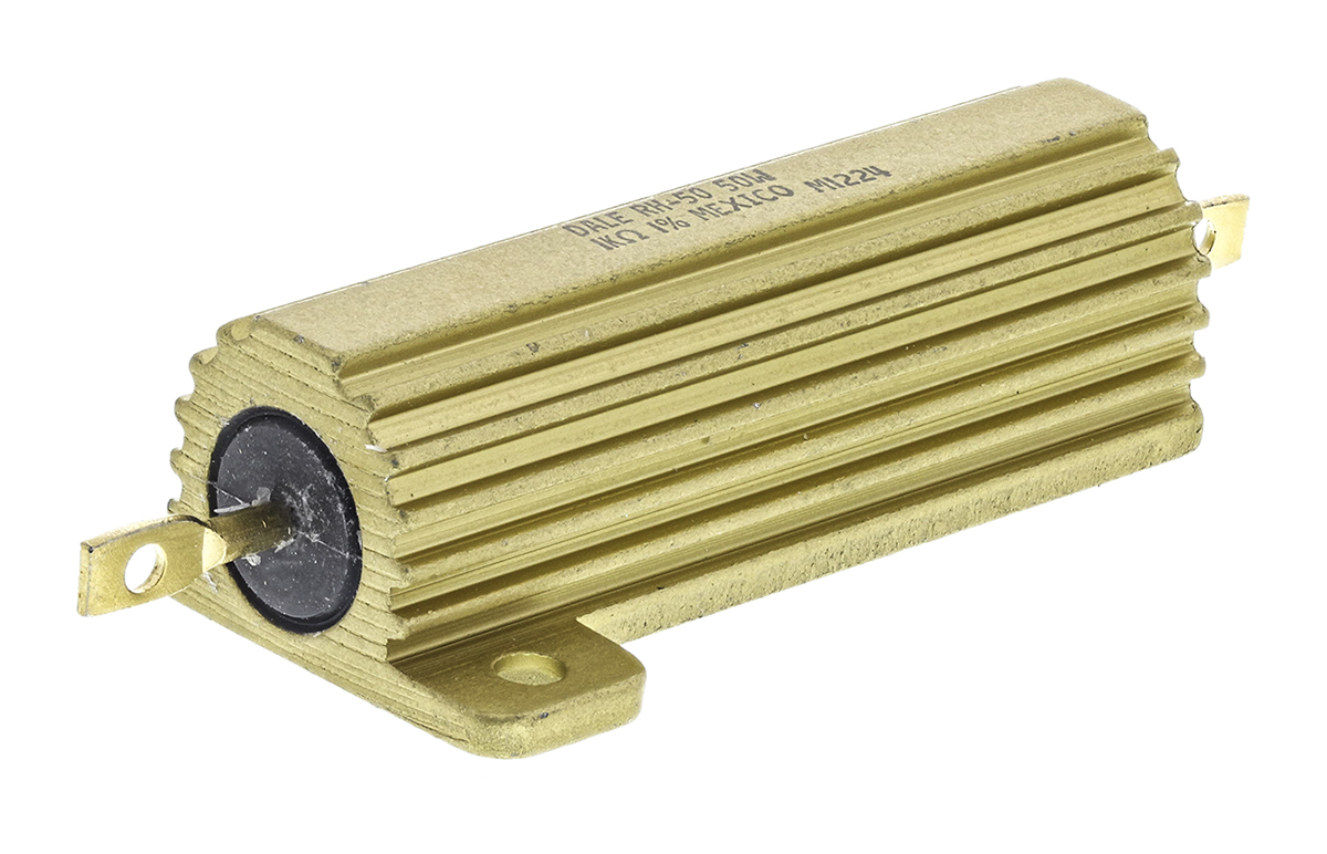 Vishay, 1kΩ 50W Wire Wound Chassis Mount Resistor RH0501K000FE02 ±1%