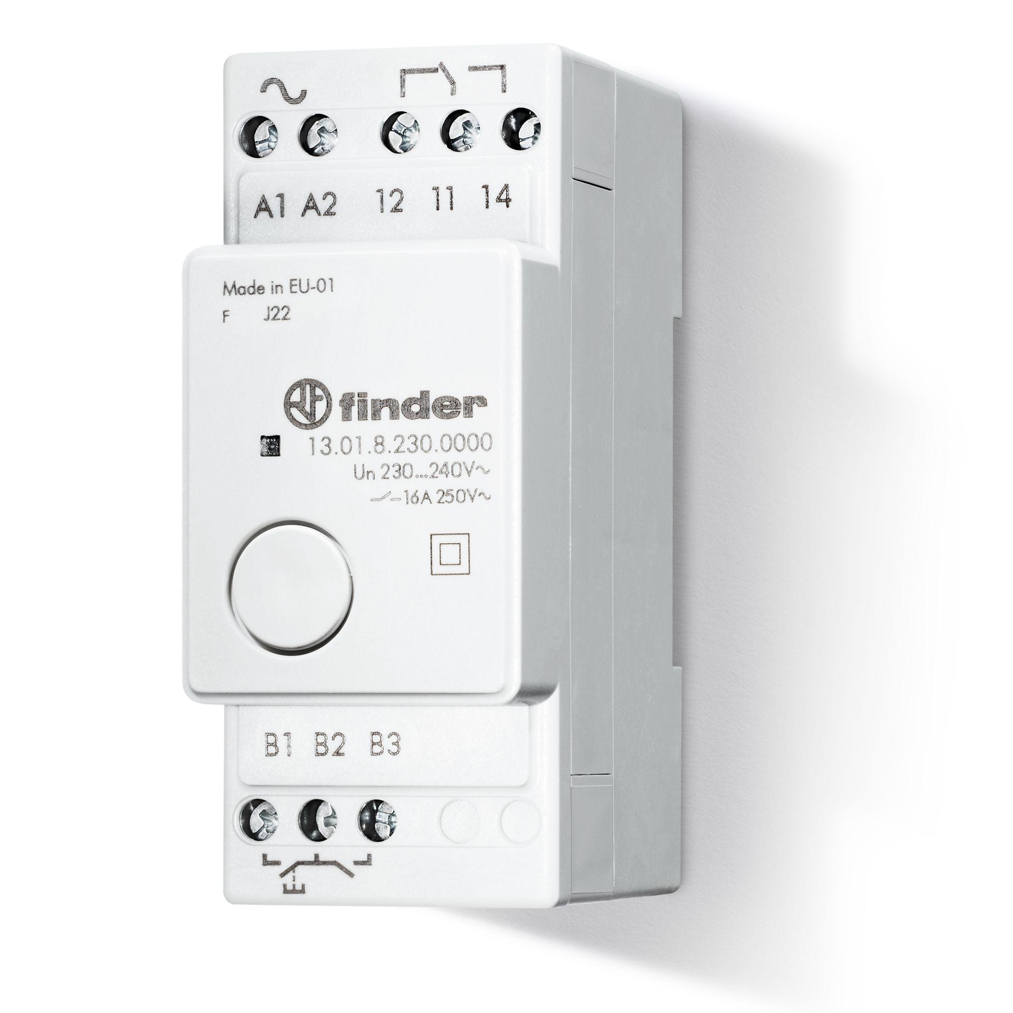 Finder DIN Rail Monostable Relay, 230 → 240V ac Coil, 16A Switching Current, SPDT