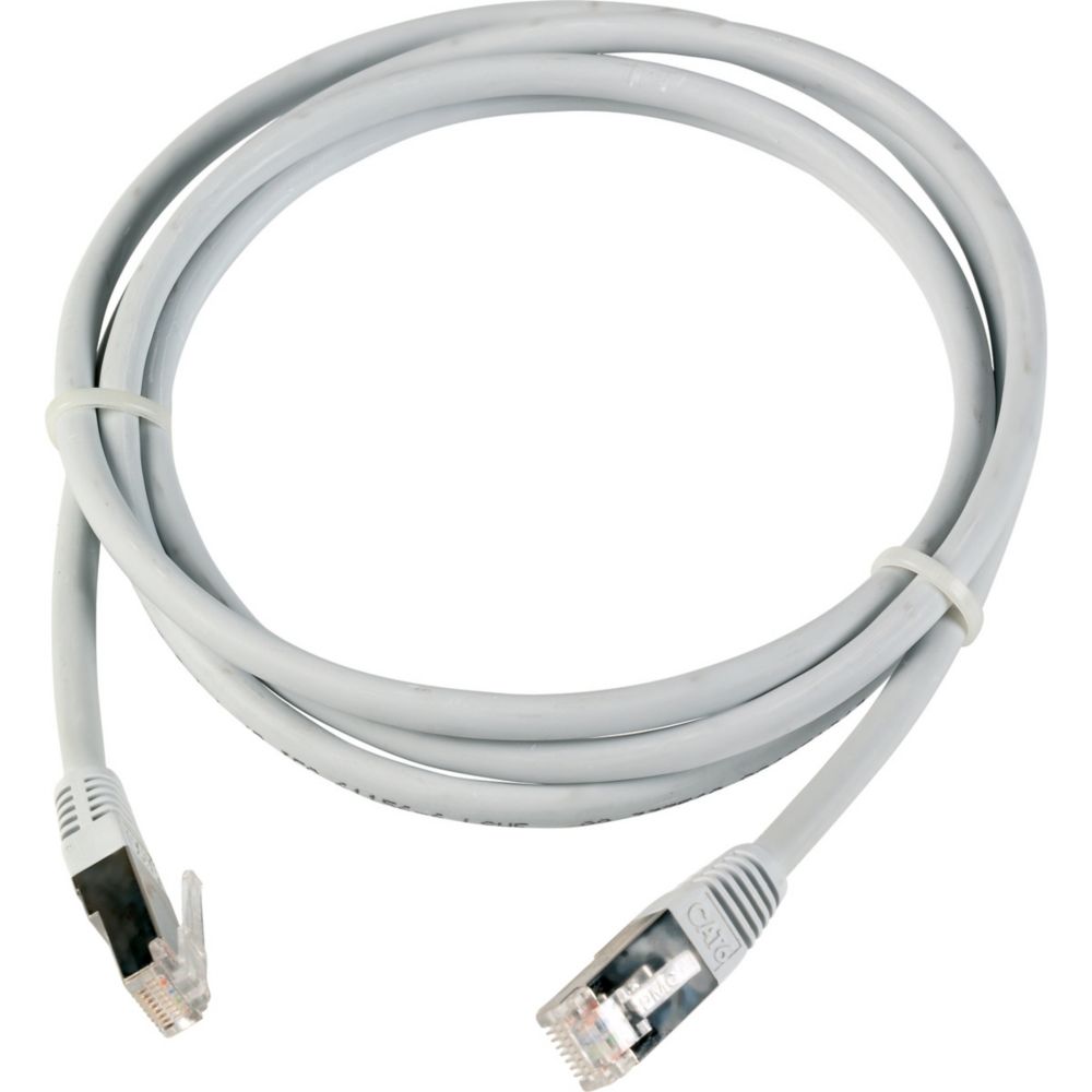 EatonDX, 1m, Grey RJ45 to Male RJ45 Male, Terminated