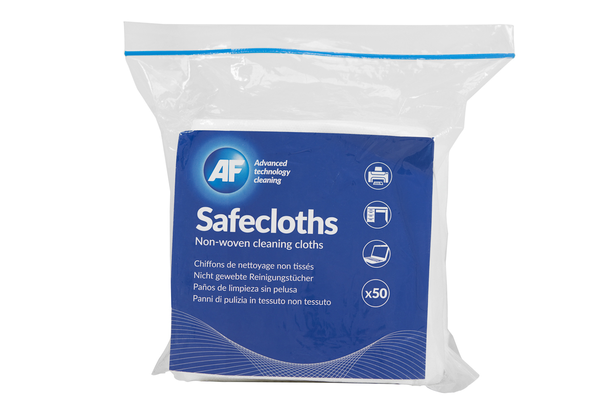 Electrolube Safecloths Dry Screen Wipes, Pack of 50, 320 x 340mm