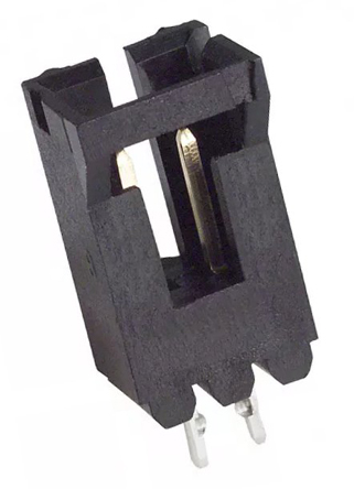 TE Connectivity AMPMODU MTE Series Straight Through Hole PCB Header, 2 Contact(s), 2.54 mm Pitch, 1 Row, Shrouded