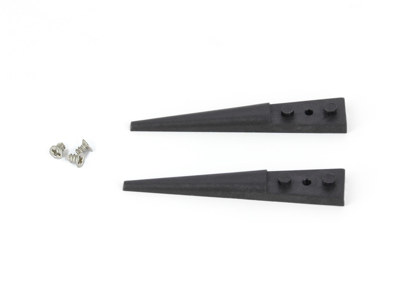 ideal-tek 40 mm, Carbon Fibre, Straight, Tweezer Tips