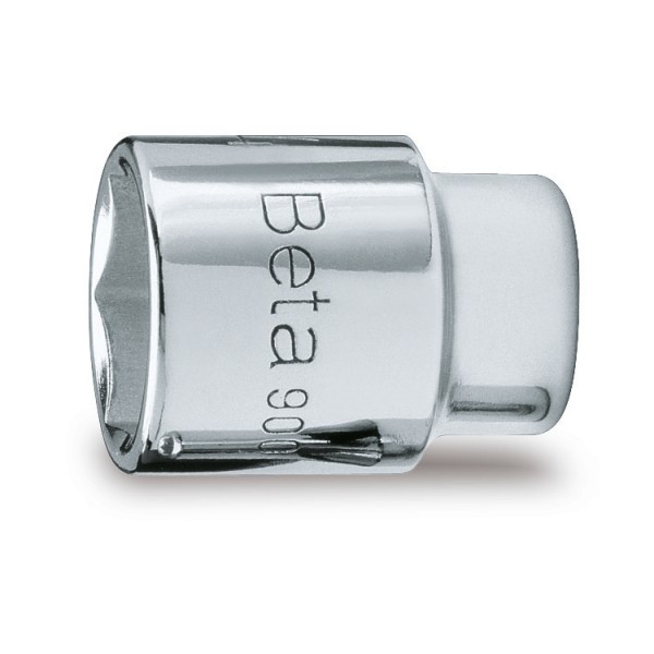 BETA 1/4 in Drive 14mm Standard Socket, 6 point, 25 mm Overall Length