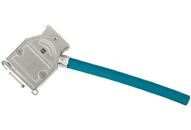 HARTING D-Sub, InduCom Series Metal Angled, Straight D Sub Backshell, 9 Way